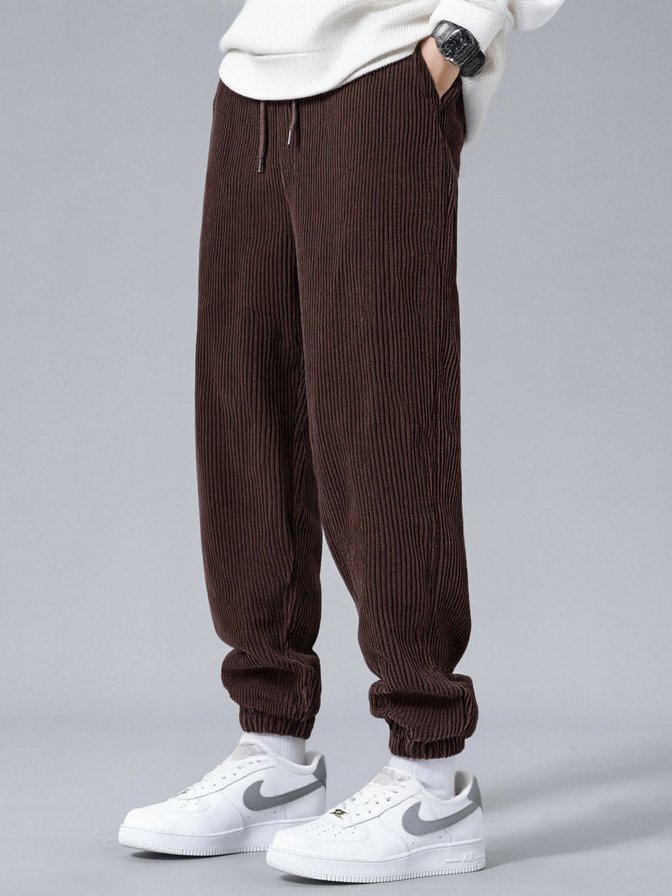 3-delige set corduroy jogger broek