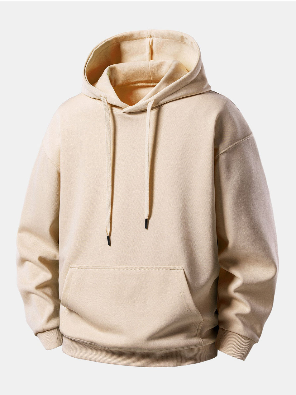 Western Cowboy Achterkant Print Relaxed Fit Hoodie