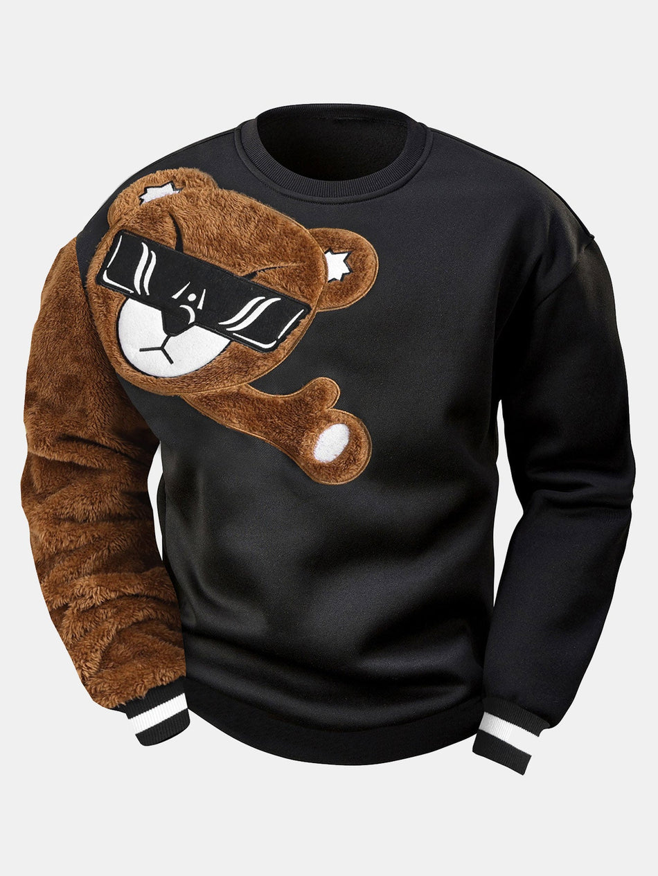 Zonnebril Teddybeer Crewneck Sweatshirt