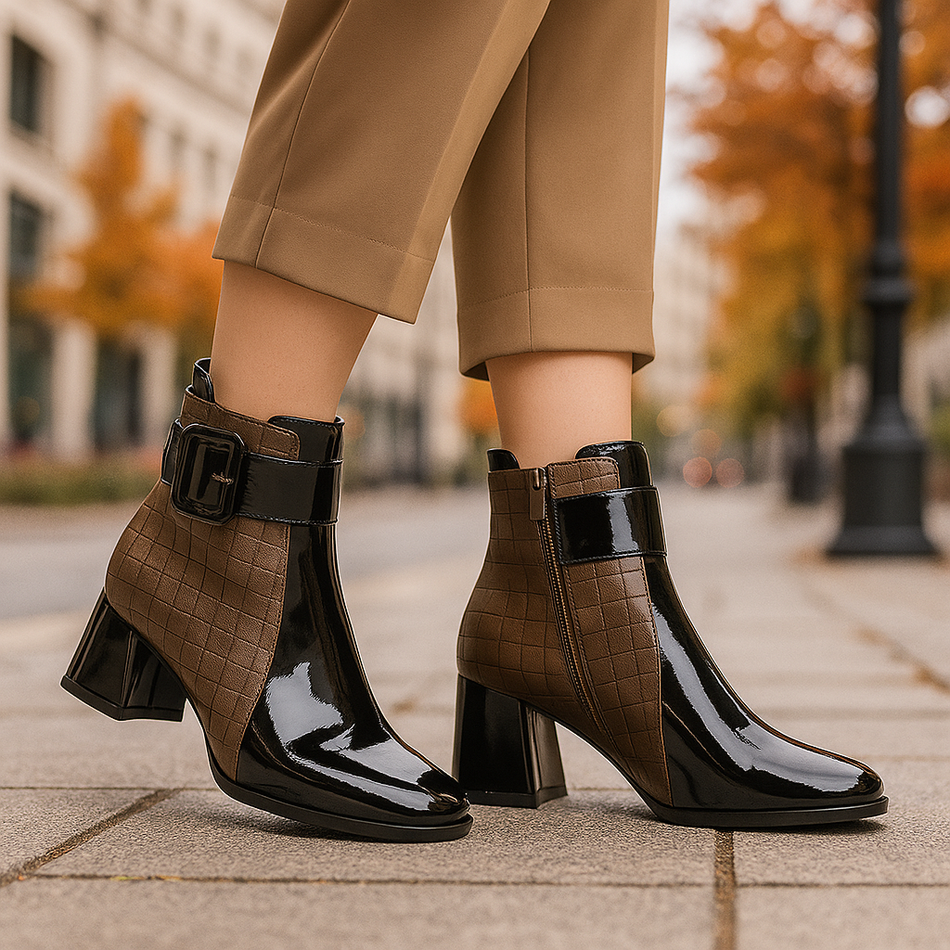 Armela Leather Ankle Boots
