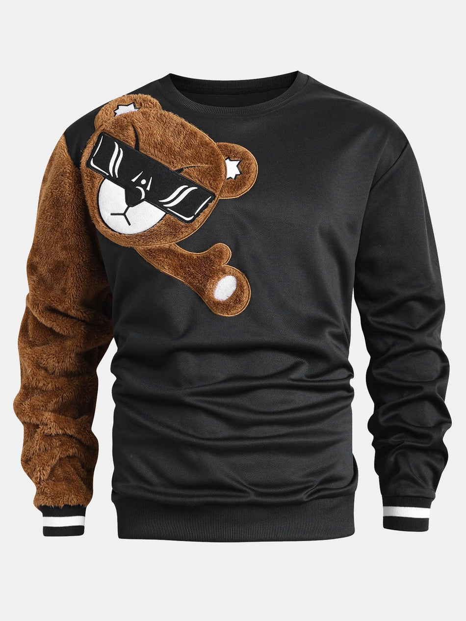 Zonnebril Teddybeer Crewneck Sweatshirt
