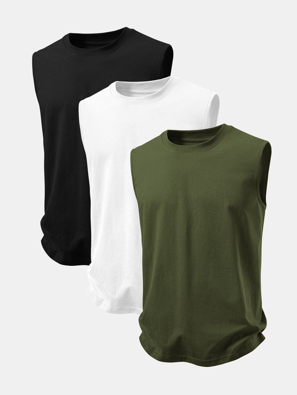 3 Stuks Basis Katoenen Tanktop