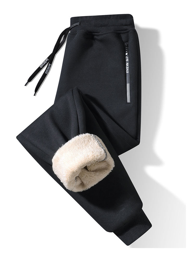 Warme fleece gevoerde joggerbroek