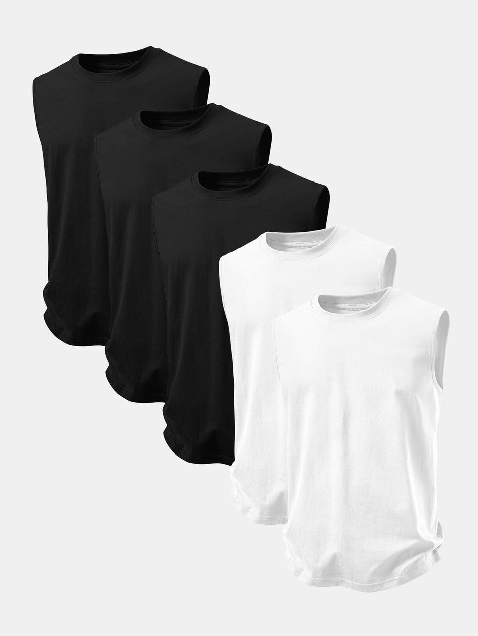 5 Stuks Basis Katoenen Tanktop