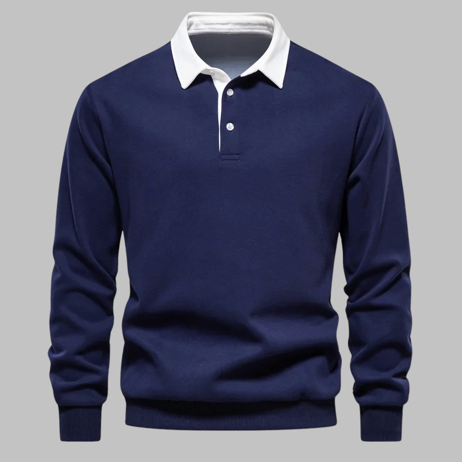ELLISON POLO SWEATER