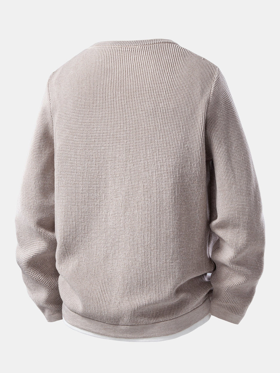 2-in-1 V-hals trui
