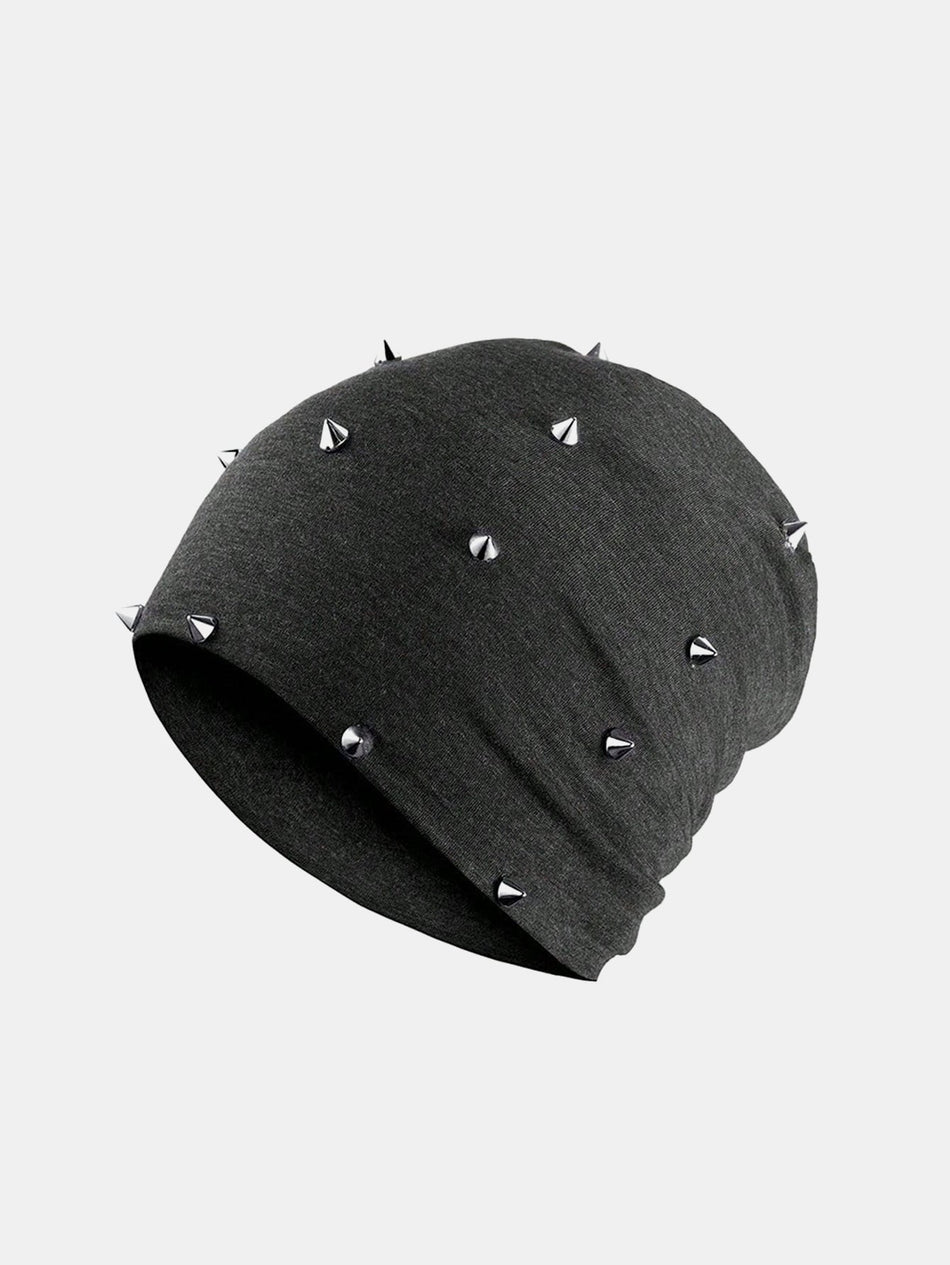 Vintage Punk Stijl Lichtgewicht Warme Spijker Beanie Muts