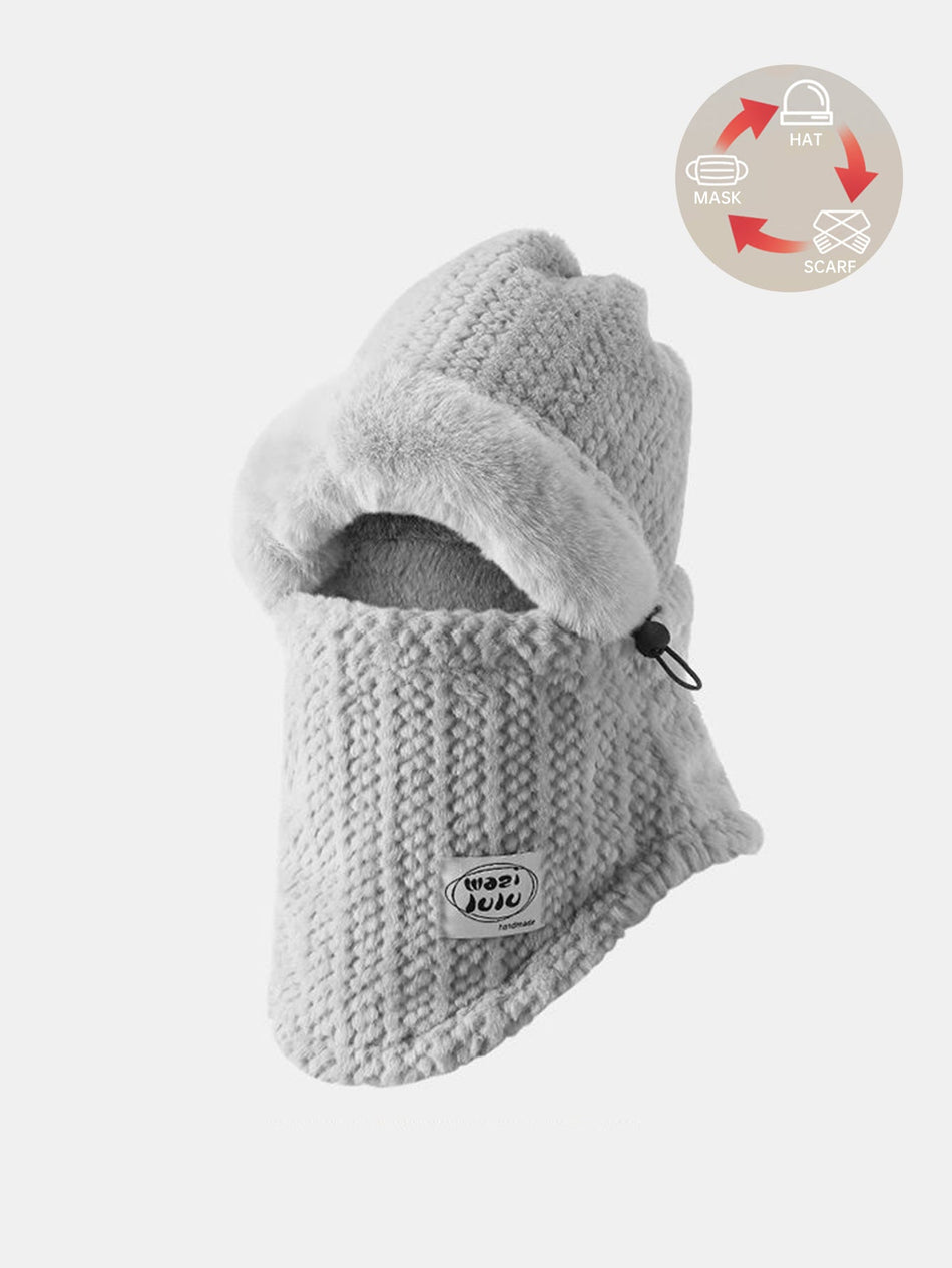 3-in-1 Pluche Warme Balaclava Muts