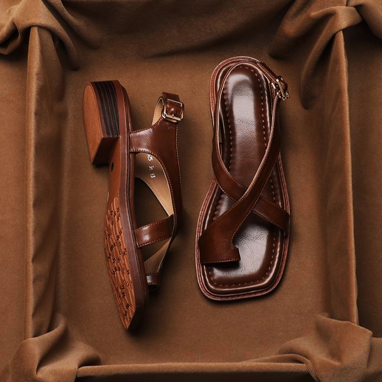 ITALIAN CROSS SANDALS