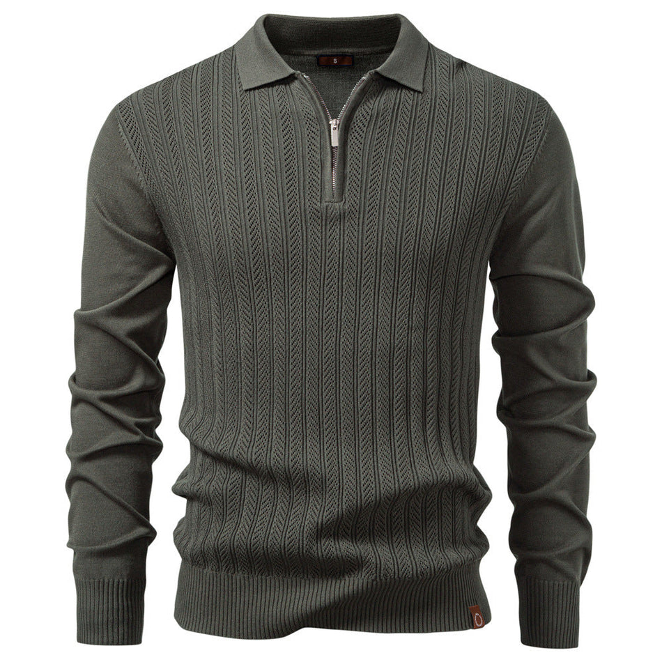 Colby - Timeless Half-Zip Knit Sweater