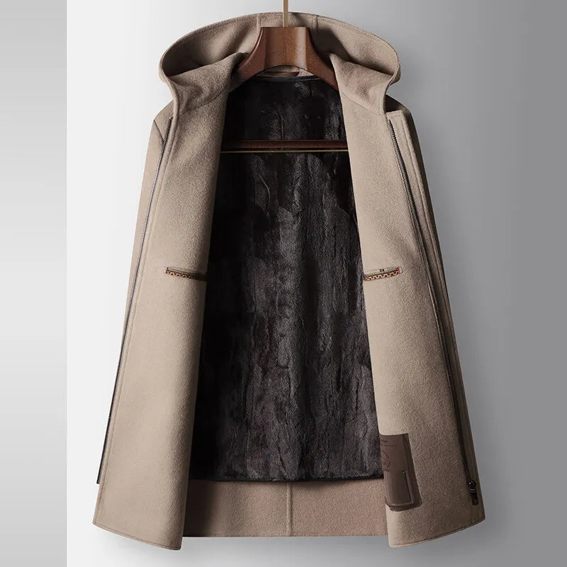 HOODED COAT