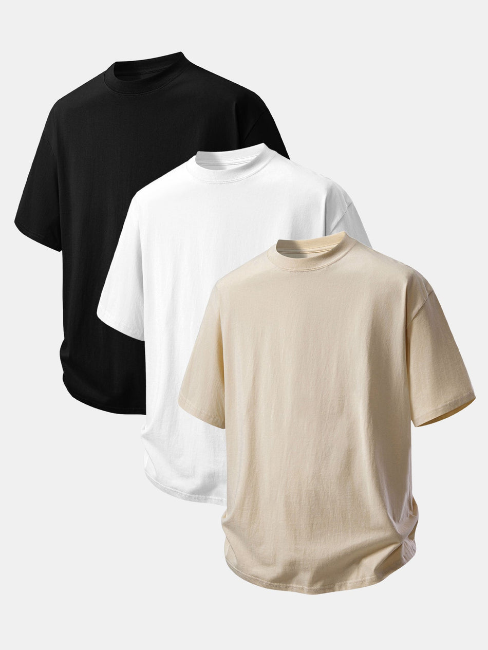 3 Stuks Relax Fit Katoenen T-shirt