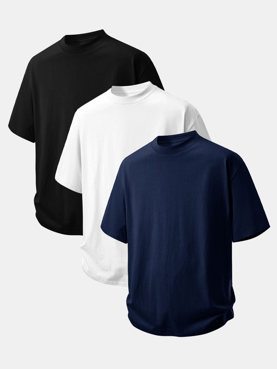 3 Stuks Relax Fit Katoenen T-shirt