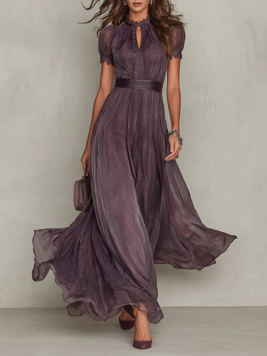 Iris | Ruched Neckline Dress