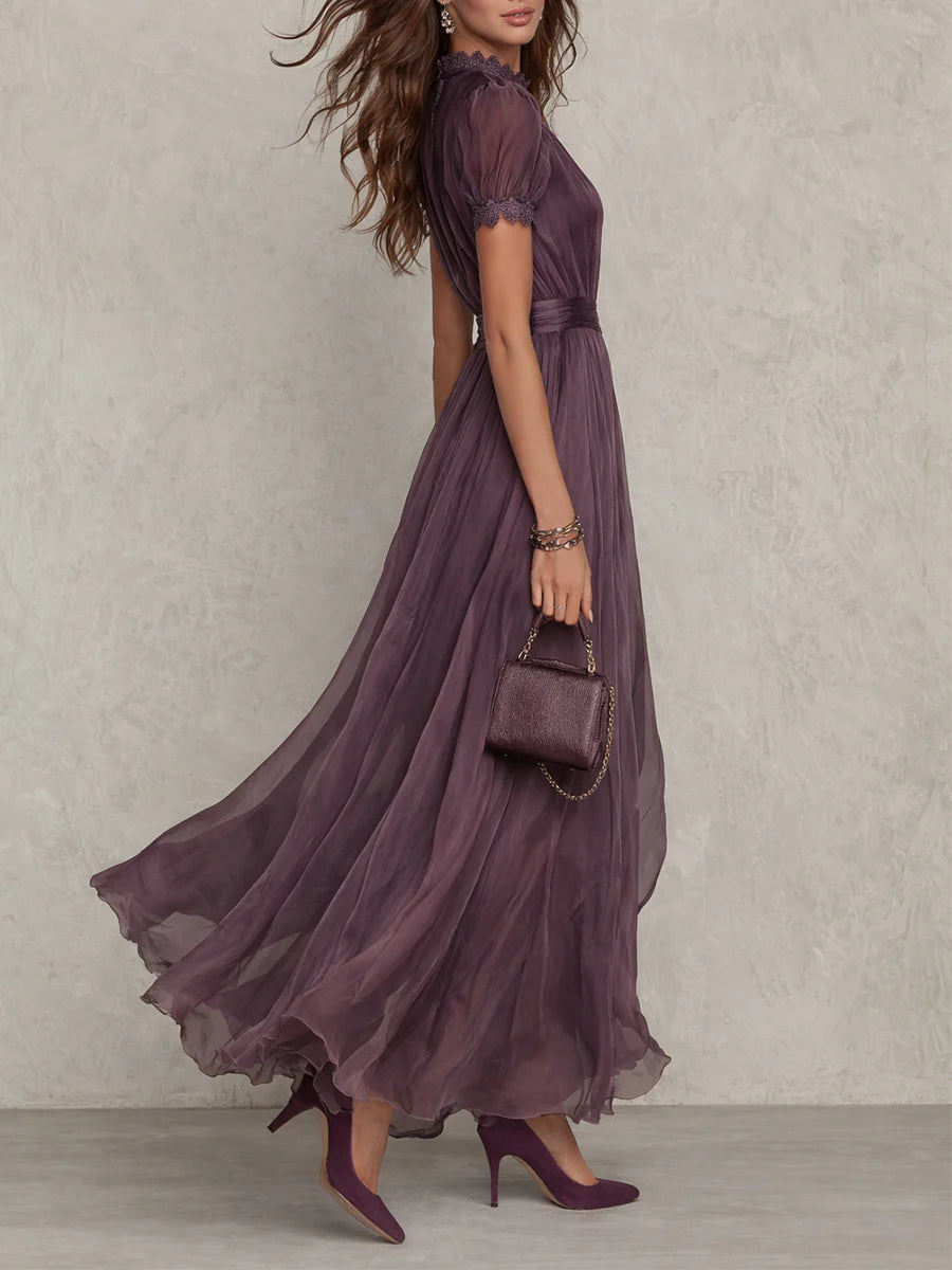 Iris | Ruched Neckline Dress