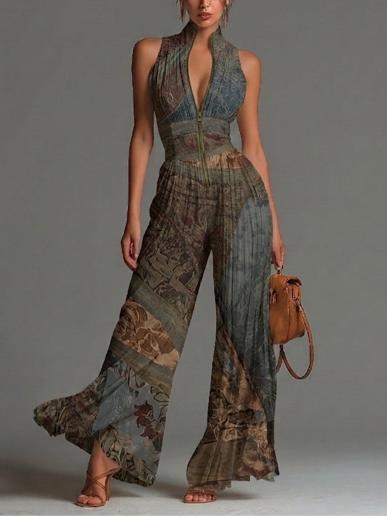 Zahira | Bohemian Ethnic Jumpsuit